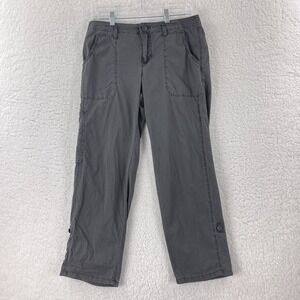 Sanctuary Standard Surplus Pants Womens‎ Size 27 Gray Mid-Rise Straight Roll Tab